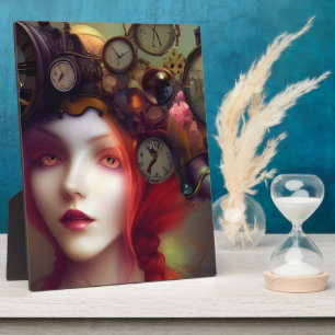Plaque de femme Steampunk