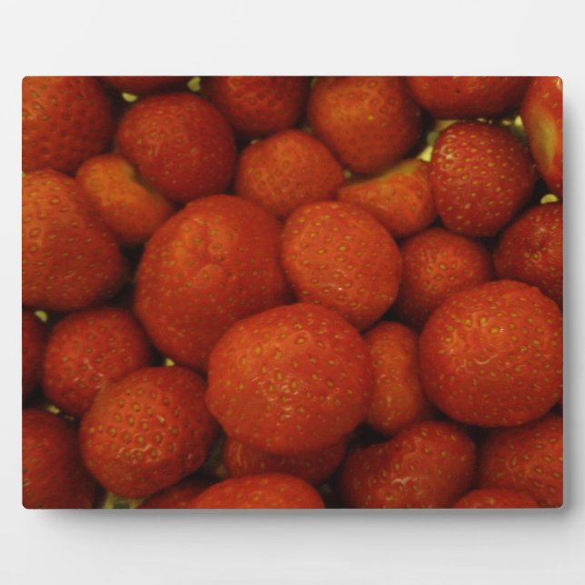 Plaque de fraises juteuses (Devant)