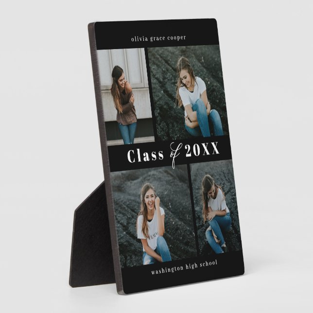 Plaque de graduation en COULEUR modifiée (Côté)