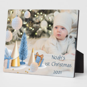 Plaque de la première tablette de Noël pour bébé a