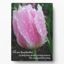 Plaque de la table commémorative Tulip avec l'Ease