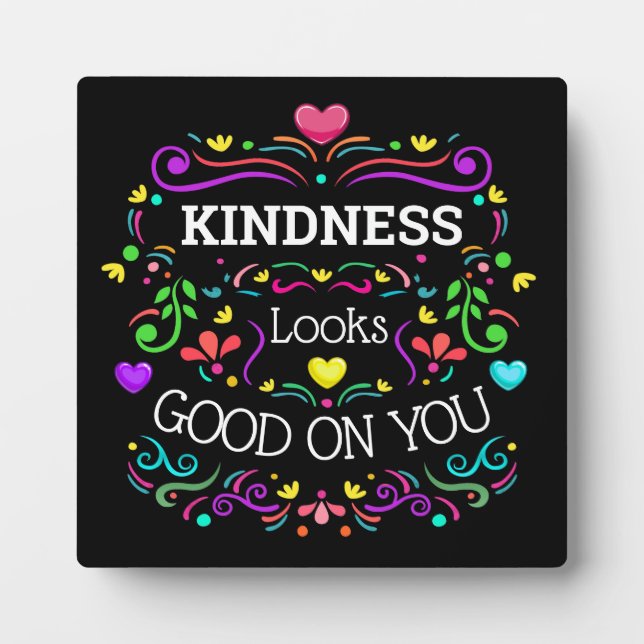 Plaque de la table KINDNESS (Devant)