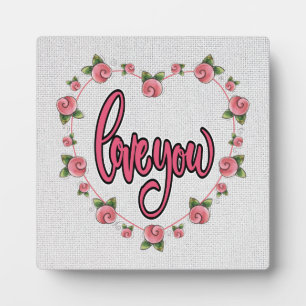 PLAQUE DE L'AMOUR