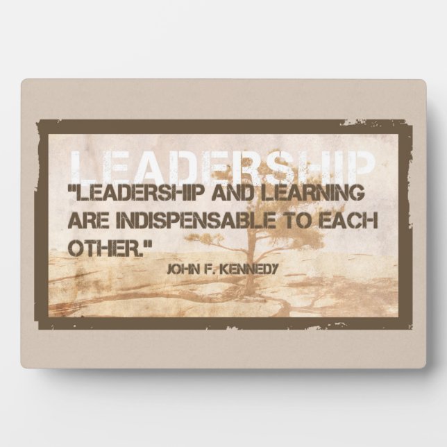 Plaque de leadership (Devant)
