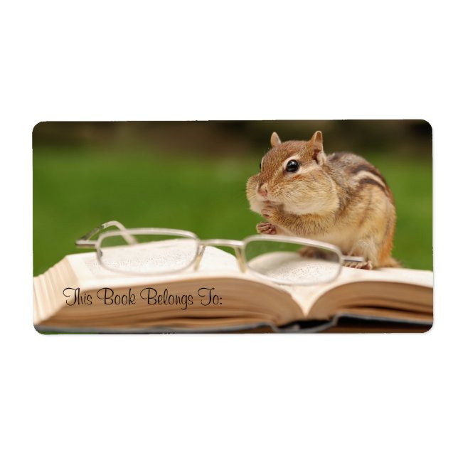 Plaque de lecture Chipmunk (Devant)
