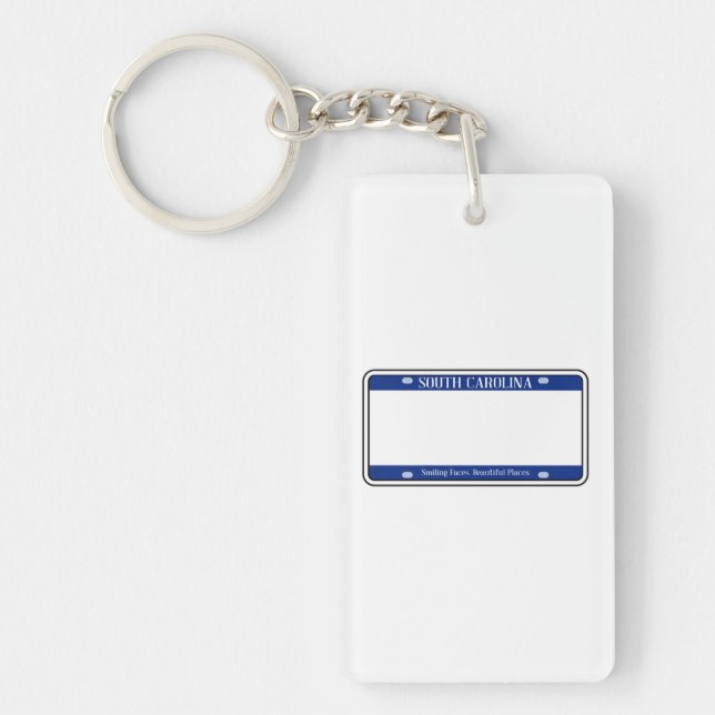 Plaque de licence d'État de Caroline du Sud vide (Devant)