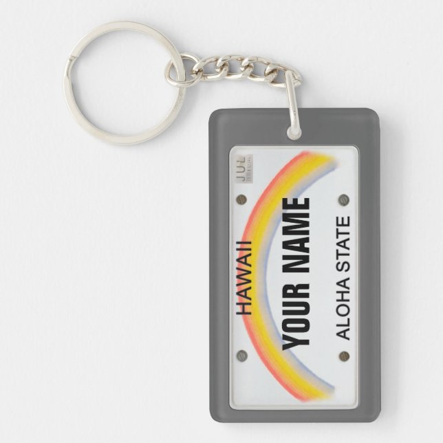 Plaque de licence Hawaii (personnalisable) (Devant)