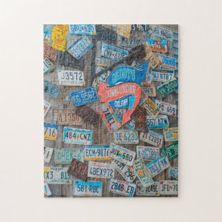 Plaque de licence Wall Store avant Jigsaw Puzzle