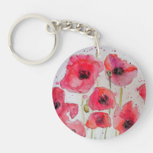 Plaque de Motif de papier à fleurs rouge