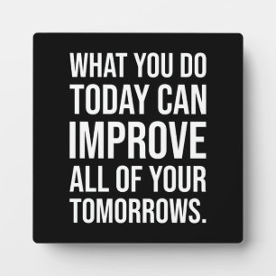 Plaque de motivation de la réussite et de la gym