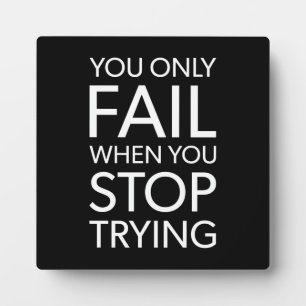 Plaque de motivation de la réussite et de la gym