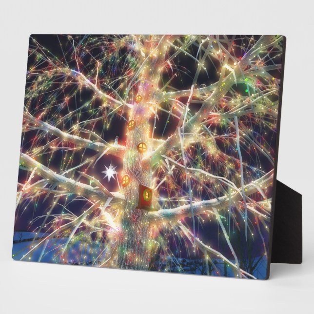 Plaque de Noël Treehouse (Côté)