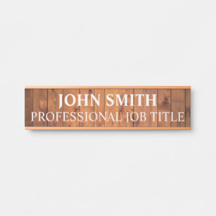Plaque de nom de porte de bureau professionnel mod
