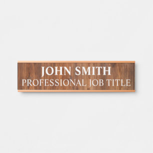 Plaque de nom de porte de bureau professionnel mod