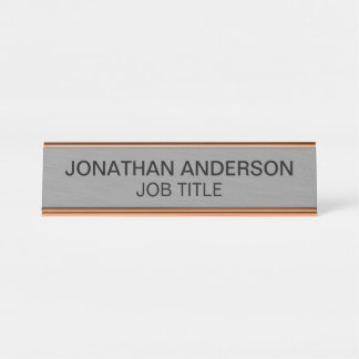 Plaque de nom de porte de bureau professionnel mod