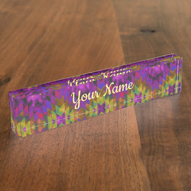 Plaque de nom du bureau amérindien (Taille)