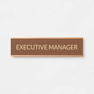 Plaque de nom personnalisée professionnelle pour p