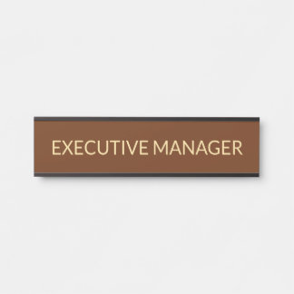 Plaque de nom personnalisée professionnelle pour p