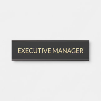 Plaque de nom personnalisée professionnelle pour p