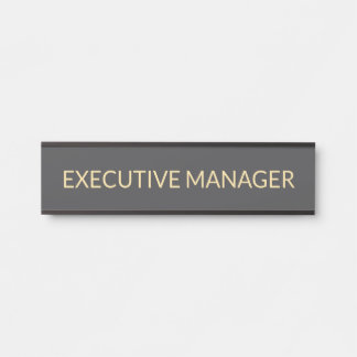Plaque de nom personnalisée professionnelle pour p