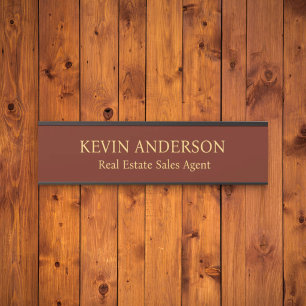 Plaque de nom personnalisée professionnelle pour p