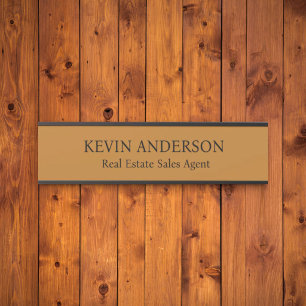 Plaque de nom personnalisée professionnelle pour p