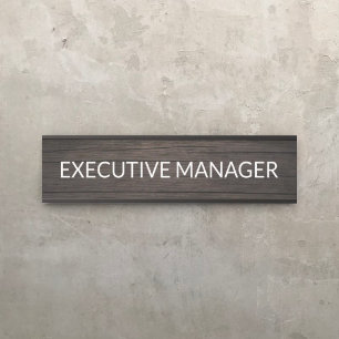 Plaque de nom personnalisée professionnelle pour p