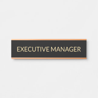 Plaque de nom personnalisée professionnelle pour p