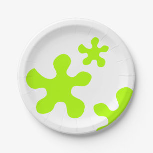 plaque de papier blanc fin et fin, assiettes