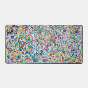 Plaque de peinture multicolore