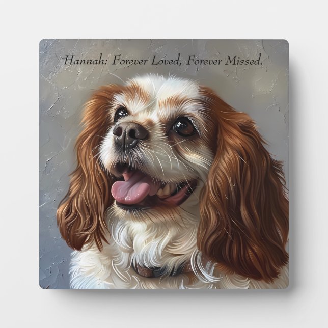 Plaque de perte personnalisée pour animaux de comp (Devant)