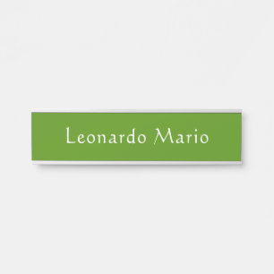 Plaque de porte de bureau professionnel 