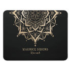 Elégant lotus or yoga instructeur mandala