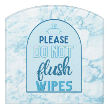 Ne pas rincer les linges Chic Bleu Marbre Salle de