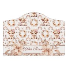 Symbole de la porte de la vache Dreamy Boho Highla