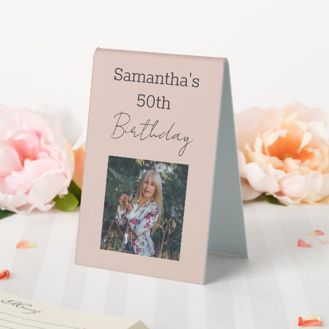 Plaque De Table Âgé à la perfection vin 50e anniversaire (In SItu (Mariage))