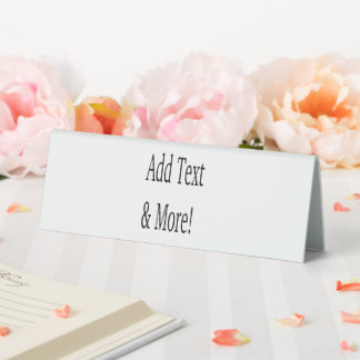 Plaque De Table Ajouter du texte et plus ! Customisez votre propre