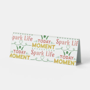 Plaque De Table Aujourd'hui Moment, Sac fourre-tout Spark Life