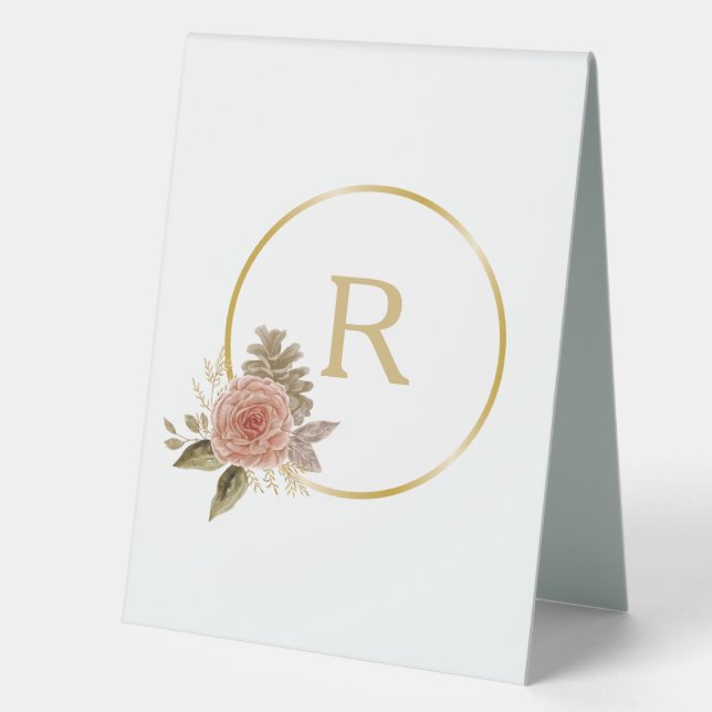 Plaque De Table Automne inspiré (Recto)