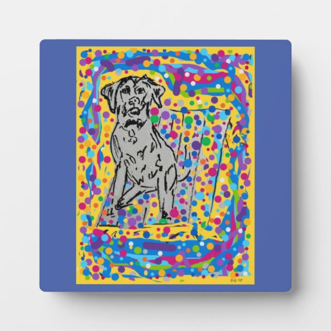 Plaque de table avec chevalet (Devant)