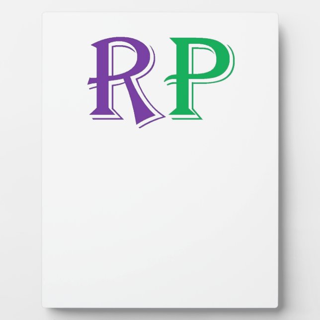 Plaque de table avec Easel (Devant)