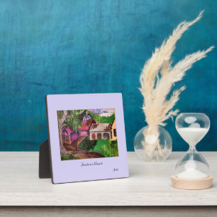 Plaque de table avec Eau : Agritourisme VT.