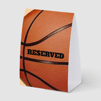 Plaque De Table Basketball Design Tent Paper Table Sign