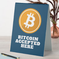 Bitcoin accepté ici - crypto-monnaie numérique