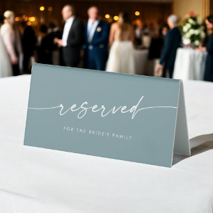 Plaque De Table Boho Chic Seafoam Turquoise Mariage Réservé Signal