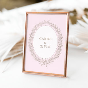 Plaque De Table Bonjour Bebe Pâtisserie Pink Card & Cadeaux