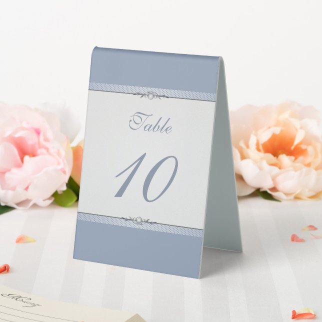 Plaque De Table Bordure élégante (In SItu (Mariage))