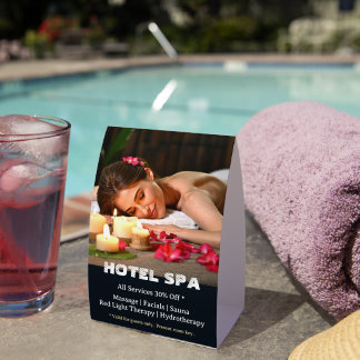 Plaque De Table Boutique Hotel Spa Services