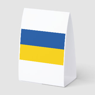 Plaque De Table Bouton du drapeau de l'Ukraine