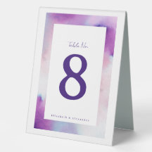 Cadre Aquarellé - Invitation Lavande